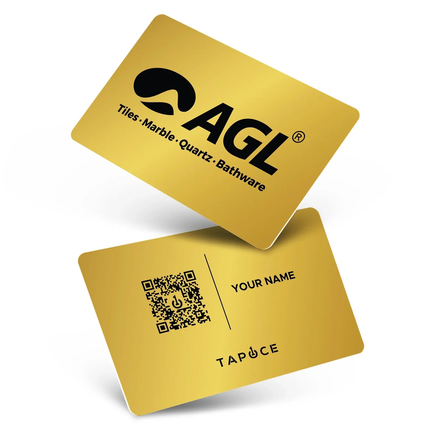 Metal NFC Business Card – Gold - Digital Business Cards By TapOnce