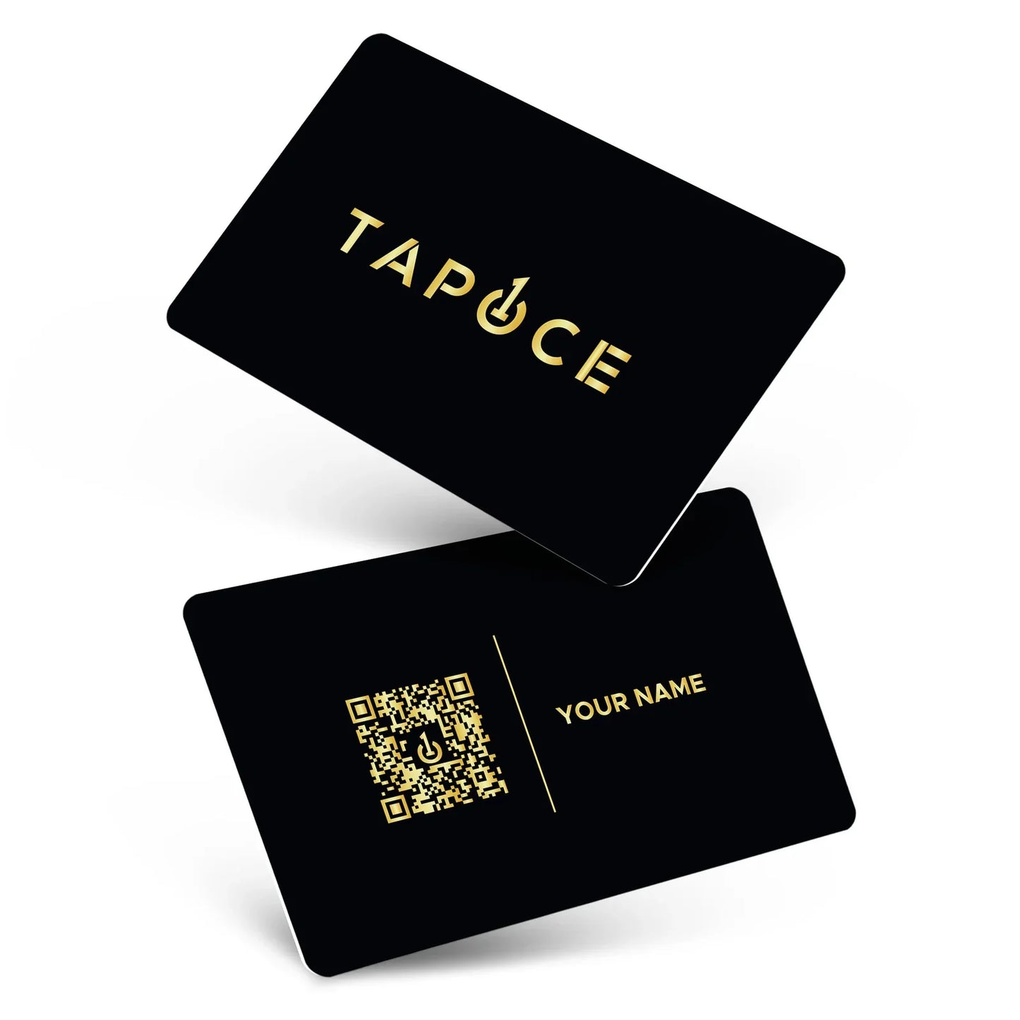 NFC Smart Business Cards- (Black & Gold) - Digital Business Cards By TapOnce